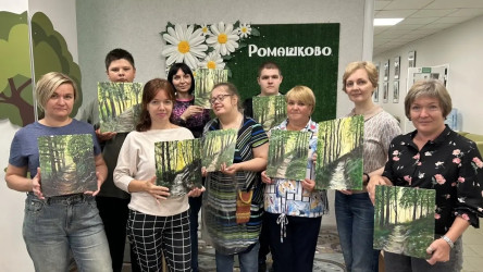 Прекрасный &laquo;Летний лес&raquo; от наших участников. Очередной успешный мастер-класс по живописи